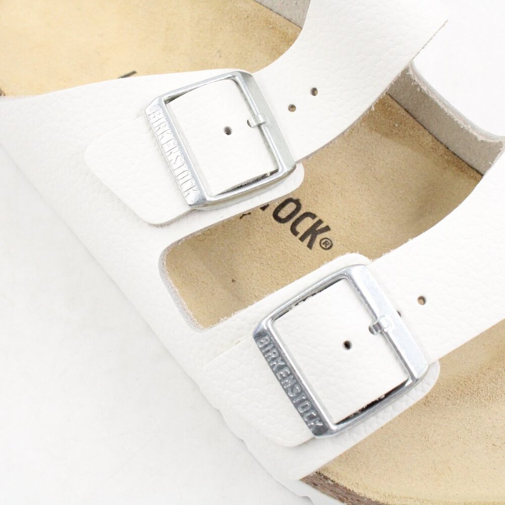 Birkenstock Arizona Leather Sandals in White size 41 - Picture 11 of 12